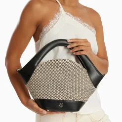 Vanessa Wu Sacs>Petit Sac Panier Juliane Noir