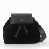 Vanessa Wu Sacs>Sac A Dos Edith Noir En Fausse Fourrure