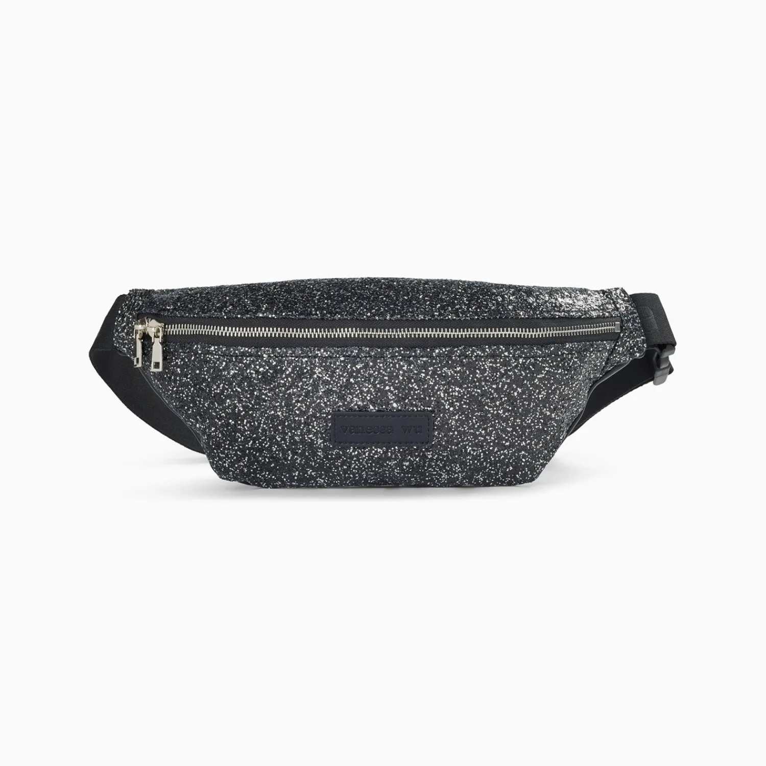 Vanessa Wu Sacs>Sac Banane Lydie Noir A Paillettes