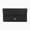 Vanessa Wu Sacs>Sac Bandouliere Sydney Noir A Rabat Et Strass