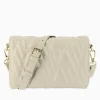 Vanessa Wu Sacs>Sac Matelasse Noelie Monogrammes Beige