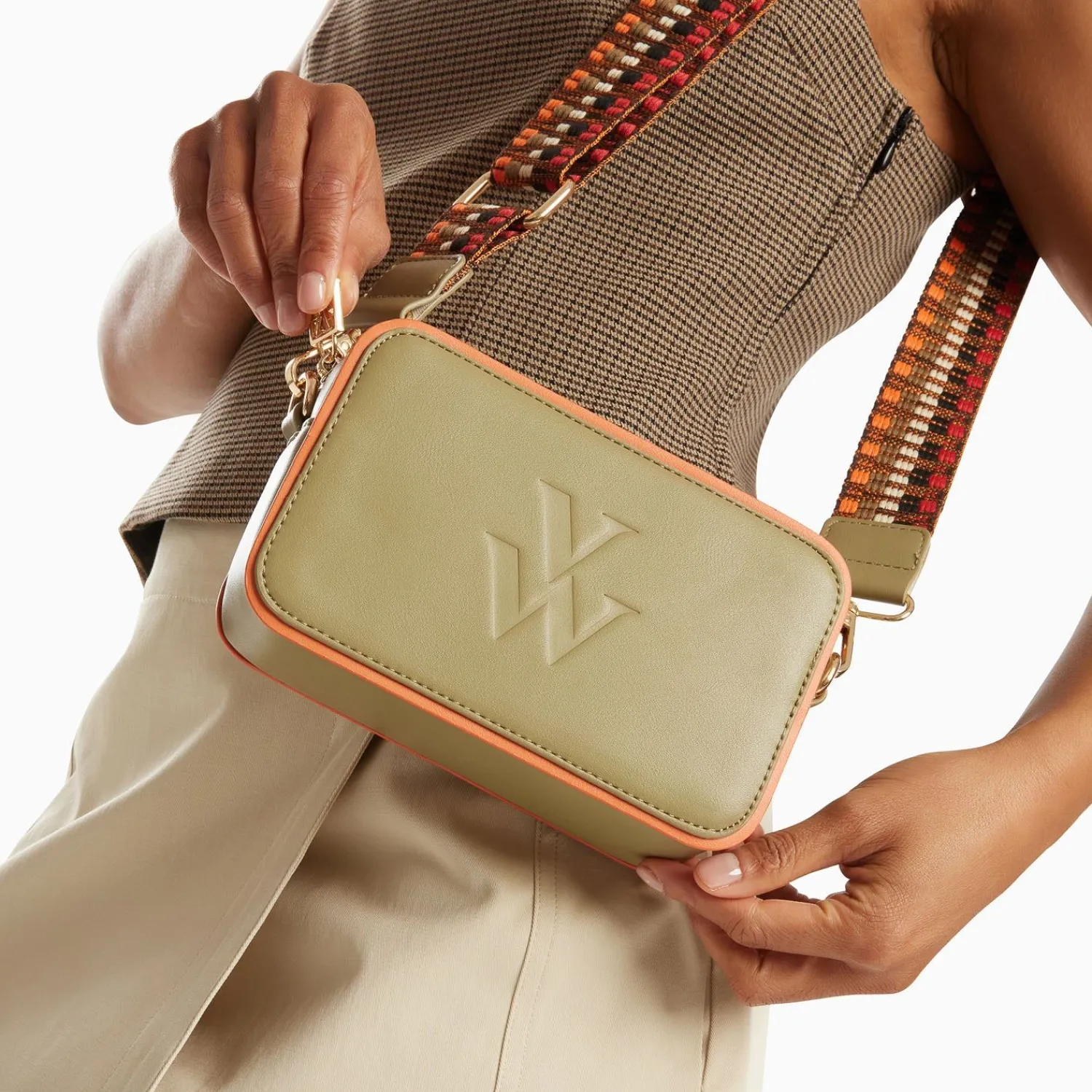 Vanessa Wu Sacs>Sac Trotteur Ilona Kaki