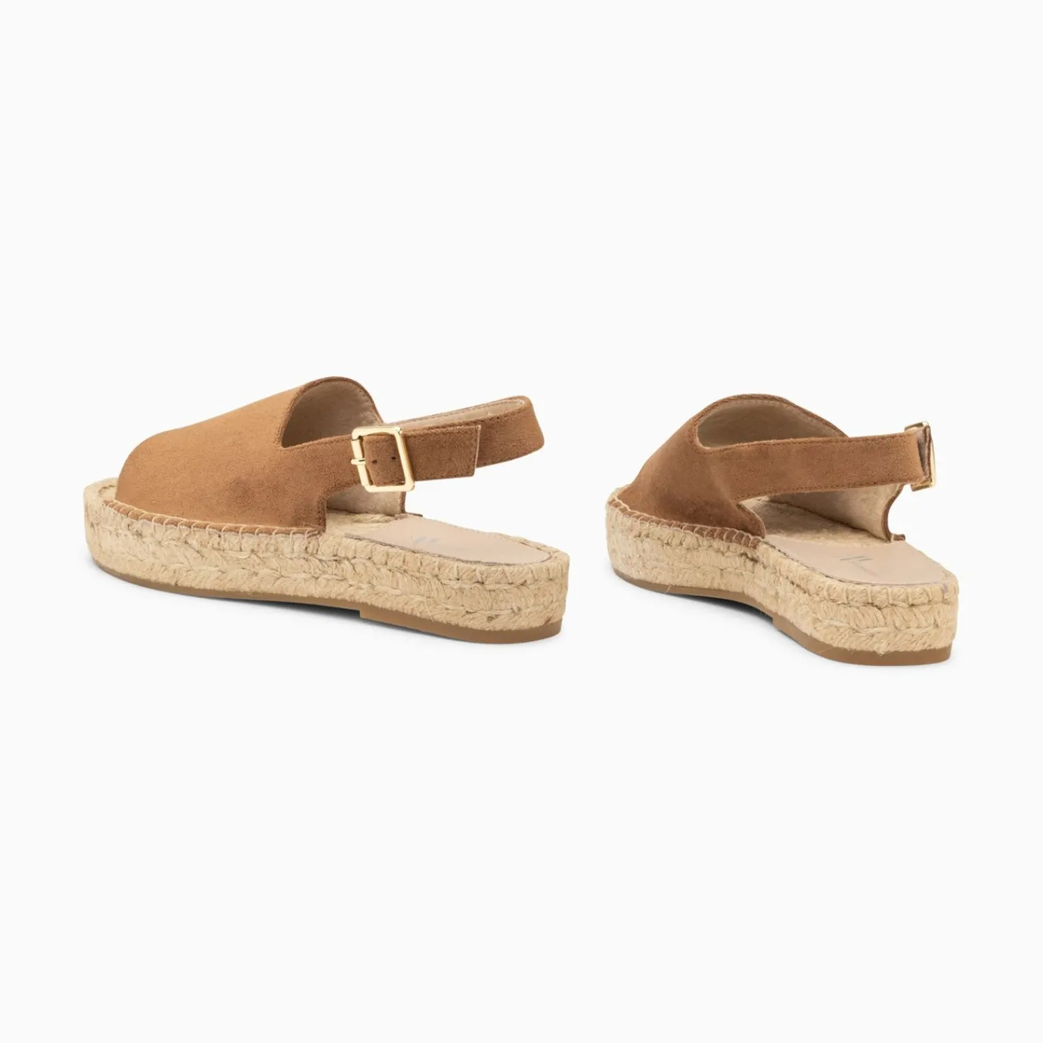 Vanessa Wu Sandales Plates>Sandales Marjolaine Noisette A Semelle Espadrille