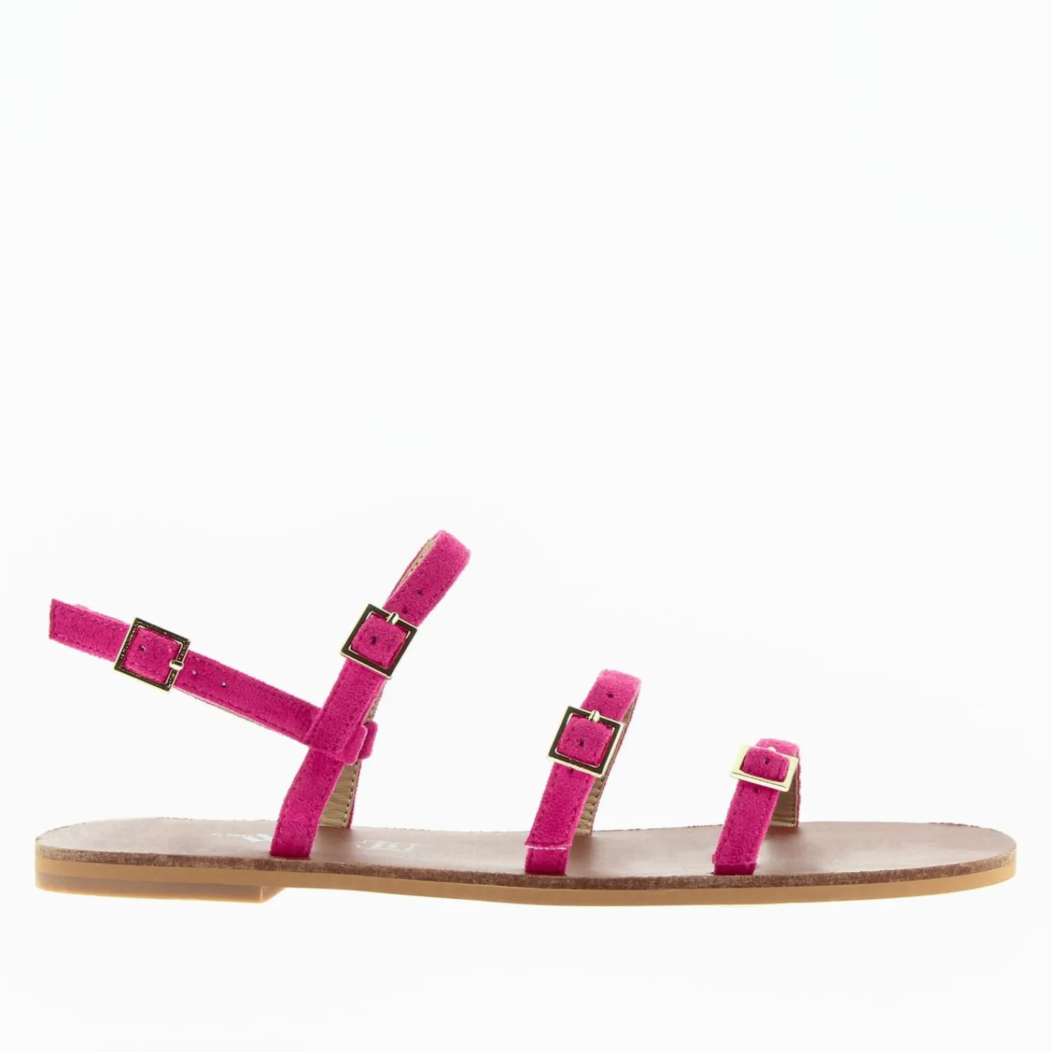 Vanessa Wu Sandales Plates>Sandales Plates Jorja A Fines Brides Fuchsia